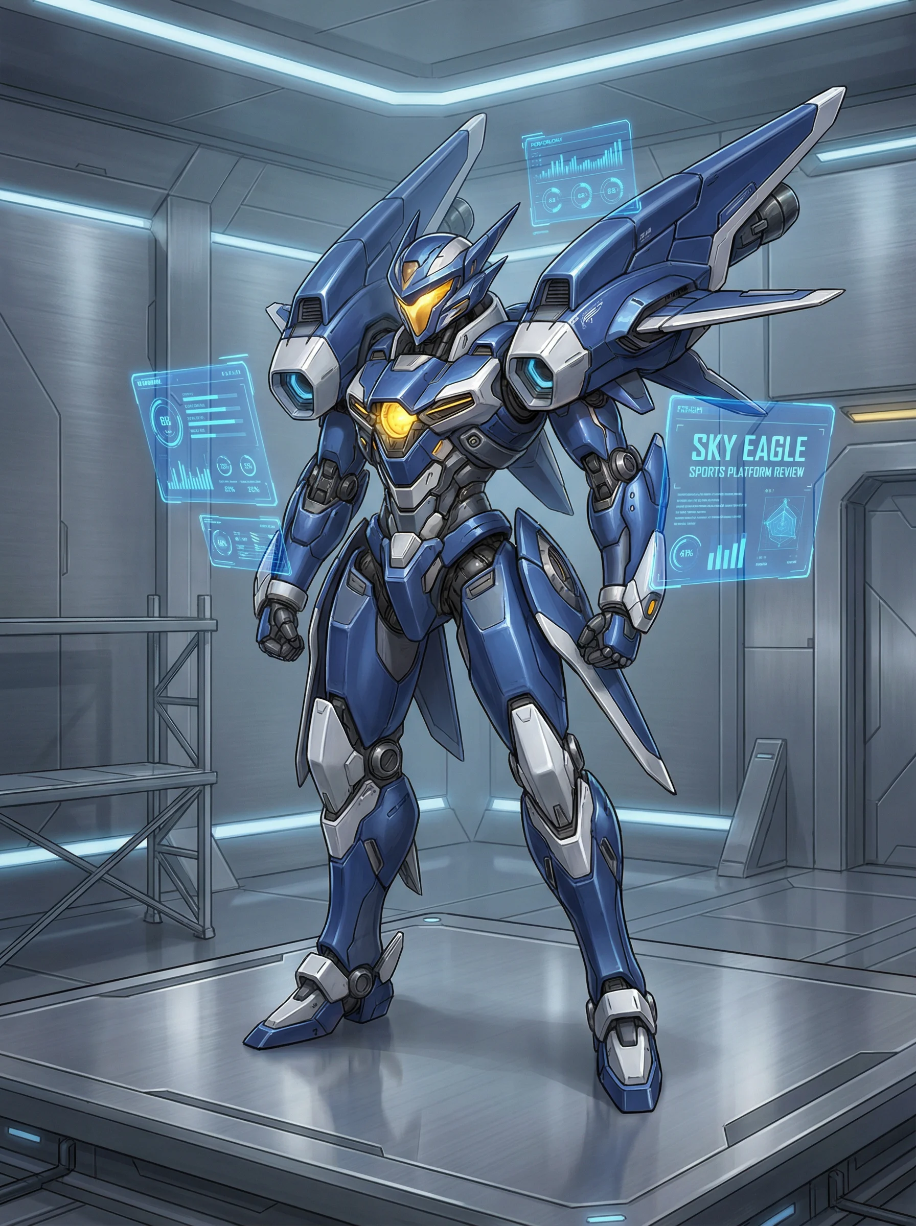 星空体育平台评测-天鹰号机甲设定图